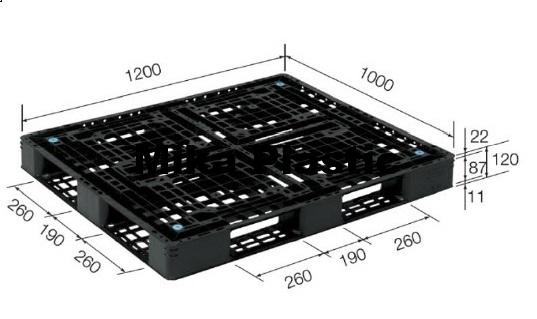 1210 120 1 plastic pallet